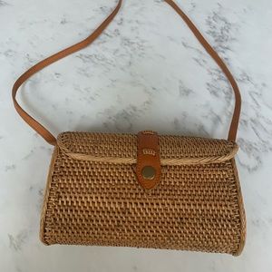 Wicker Crossbody Bag